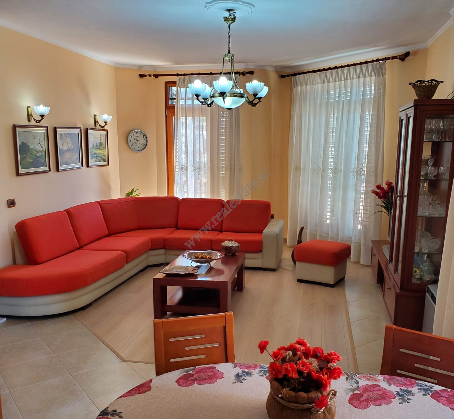 Three bedroom apartment for rent at 21 Dhjetori area in Tirana, Albania